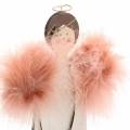 Floristik24 Angel with feather wings pink 28cm wood