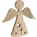 Floristik24 Scattered angel wood table decoration Christmas 5cm 48p