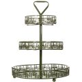Green Metal Three-Tier Stand