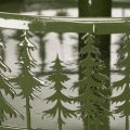Green Metal Three-Tier Stand