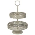 Two-Tier Metal Stand with Star