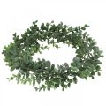Floristik24 Decorative wreath eucalyptus green Artificial eucalyptus wreath Ø32cm