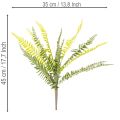 ProductName  
Artificial Fern Spray Green 45cm for Home Decoration  

ProductDescription  
<h2>Artificial Fern Spray for Versatile Home Decoration</h2>  
<p>This artificial fern spray is a vibrant, lifelike decoration that brings a natural touch to your h | Floristik24.co.uk