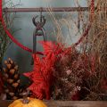 Preserved Red Fern Stems 42cm Pack of 10 for Autumn Decorations | Floristik24.co.uk