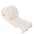 Faux Fur Decorative Ribbon Roll White 10mm x 1.4m (Set of 3) | Floristik24.co.uk