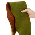 100% Wool Felt Pot Wrap, 15 cm x 5 m, Reversible Green and Red Floristry Band | Floristik24.co.uk