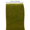 100% Wool Felt Pot Wrap, 15 cm x 5 m, Reversible Green and Red Floristry Band | Floristik24.co.uk