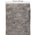 Two-tone wool felt pot hinge, grey/black, 15cm x 5m | Floristik24.co.uk
