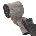 Two-tone wool felt pot hinge, grey/black, 15cm x 5m | Floristik24.co.uk