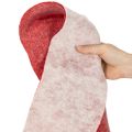 Felt ribbon, 100% wool, two-tone, as pot holder, felt ribbon white/red, 15cm x 5m | Floristik24.co.uk