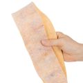 Felt tape as a two-tone pot holder made of pure wool, orange/multicolored, 7.5cm wide, 5m long | Floristik24.co.uk