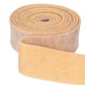 Felt tape as a two-tone pot holder made of pure wool, orange/multicolored, 7.5cm wide, 5m long | Floristik24.co.uk