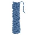 Floristik24 Felt cord fleece Mirabell 25m blue
