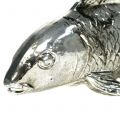Floristik24 Deco fish antique silver 14cm