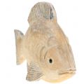 Floristik24 Deco fish in wood optics nature L17cm