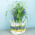 Floristik24 Wicker basket made of seagrass, decorative basket, storage basket, handle basket round Ø36/28 set of 2