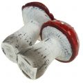 Floristik24 Toadstools made of ceramic red, white H8.5cm 2pcs