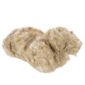 Floristik24 Natural Beige Sheep Wool Loose for Crafting and Decorating 250g