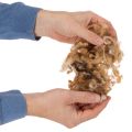 Brown Mixed Sheep Wool for Crafting Projects, 250g | Floristik24.co.uk
