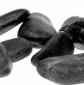 Floristik24 River pebbles black 20mm - 40mm 5kg