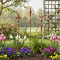Vintage garden decoration stake, rusted metal, assorted, 58cm, 3 pieces | Floristik24.co.uk