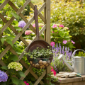 Wall decoration metal decorative basket rust decorative pan brown H58cm | Floristik24.co.uk