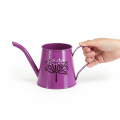 Decorative Watering Can, Purple Metal, Boho Design, Dandelion Design, 12cm High, 2 Pieces | Floristik24.co.uk