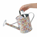 Decorative metal watering can, vintage planter for flowers, Ø18cm | Floristik24.co.uk