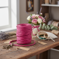 Paper cord 6mm 23m pink | Floristik24.co.uk