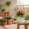 Decorative watering can, planter, watering can for planting Ø10.5cm | Floristik24.co.uk