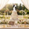 Cake topper of a male couple with cake, 16.5cm | Floristik24.co.uk