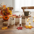 Decorative ceramic house set, miniature houses for standing, 7cm, 3 pieces | Floristik24.co.uk