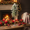 Artificial Pine Tree with Snow Decoration 95 cm for Winter and Christmas | Floristik24.co.uk