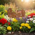 Hedgehog Garden Stake with Rust Effect – 53cm Decorative Metal Ornament | Floristik24.co.uk