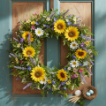 40cm Whitewashed Twig Wreath – Natural Wooden Decoration for DIY and Home Styling | Floristik24.co.uk