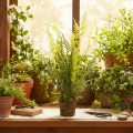 57cm Artificial Fern with Decorative Earth Ball for Home and Office Decoration | Floristik24.co.uk