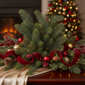 Artificial Green Pine Branches 50cm for Festive Home Décor 3 Pieces | Floristik24.co.uk