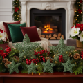 Green Wire Star Decoration Set, 10cm and 7cm, 12 Pieces | Floristik24.co.uk