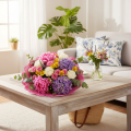 Pink Round Plastic Bouquet Sleeve 48cm | Floristik24.co.uk