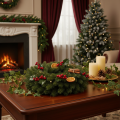 Artificial Pine Twig Wreath Green Round 50cm | Floristik24.co.uk