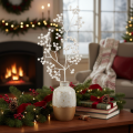Kunststoff Artificial White Berry Twig 52cm Indoor Decoration | Floristik24.co.uk