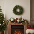 Artificial Pine Needle Wreath with Small Cones 40cm | Floristik24.co.uk