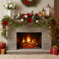 Artificial Green Pine Garland 200cm Indoor Decoration | Floristik24.co.uk