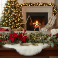 Gold Metal Star with 50 LED Lights, Battery Operated, Indoor Decoration, 33cm | Floristik24.co.uk