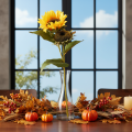 Artificial Sunflower Stems with Realistic Leaves and Blooms, 58cm, Set of 3 | Floristik24.co.uk