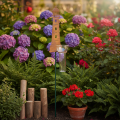 Rain gauge lighthouse rust look – Decorative rainfall gauge for garden and fence 41cm rust | Floristik24.co.uk