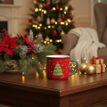 Christmas mug with Christmas tree motif, 9cm | Floristik24.co.uk