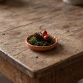 Coaster, clay bowl, ceramic made of terracotta Ø6.2cm | Floristik24.co.uk