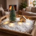 Artificial Snowflakes White 30g Coarse Polyethylene for Christmas Decorations | Floristik24.co.uk