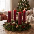 Candles solid colored 34mm x 300mm 4pcs | Floristik24.co.uk
